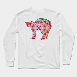 Easter Color Cat Long Sleeve T-Shirt